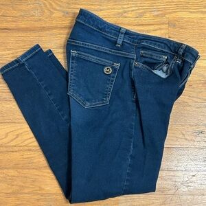 Michael Kors Izzy Cropped Skinny Denim Jeans Size 8